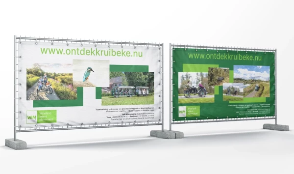 Ontdek Kruibeke — Signalisatie met grafisch ontwerp dat aansluit bij de natuurlijke omgeving. — Branding, Grafisch Ontwerp — Branding door Sixtyeight